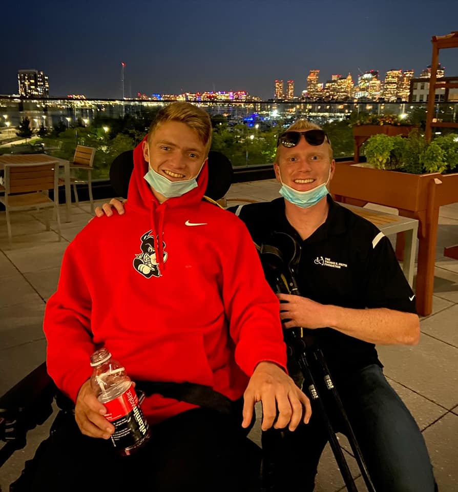 Tom with Jake Thibeault