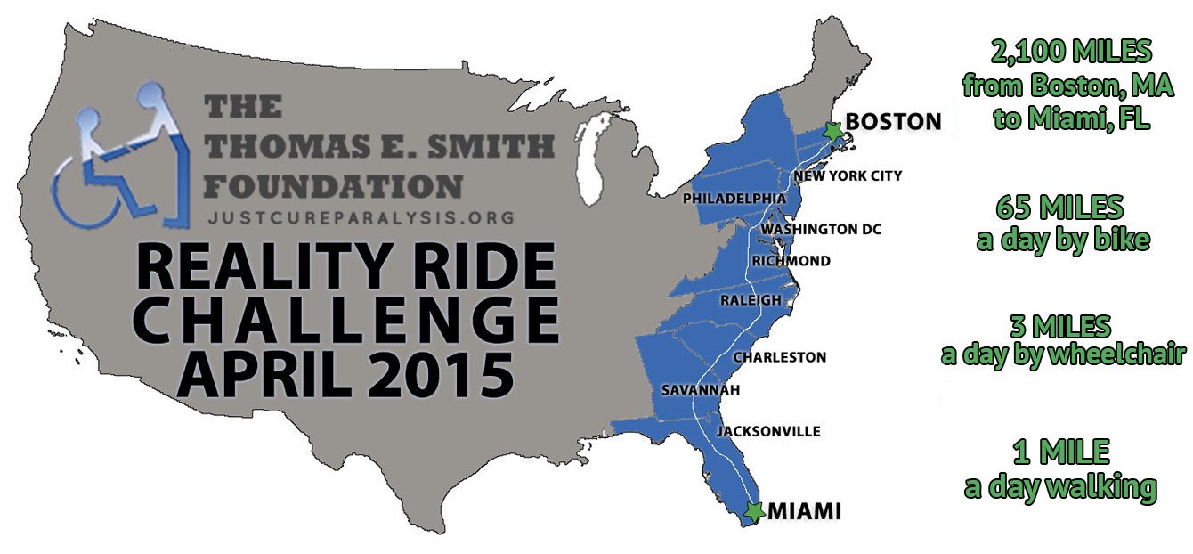 Map of Reality Ride Challenge