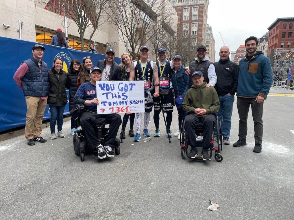 group shot at boston marathon group shot at boston marathon