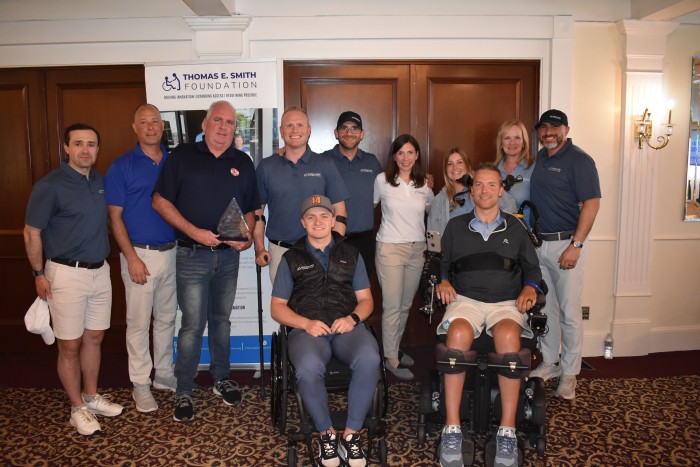 Colin with TESF team 2025 SFT award