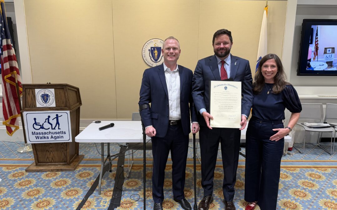 TESF receives Governor’s Proclamation at MA State House